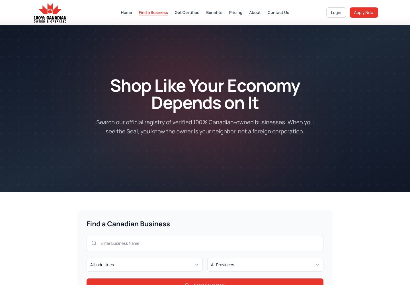 The directory of verified Canadian businesses